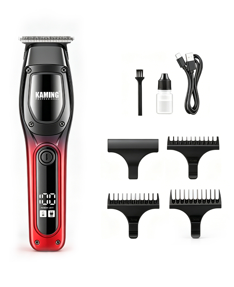 Kaming1711 Ny elektrisk hårklipper til mænd Zero Gap Digital Display 7000 RPM Detail Trimmer Cross Border Trade