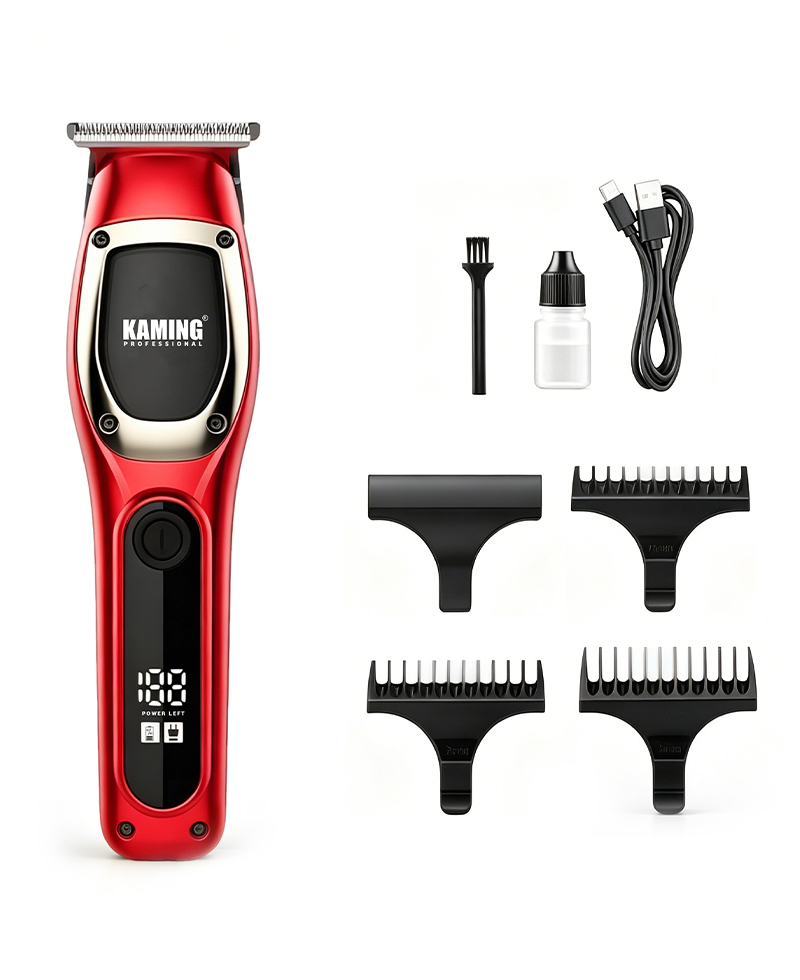 Kaming1711 Ny elektrisk hårklipper til mænd Zero Gap Digital Display 7000 RPM Detail Trimmer Cross Border Trade