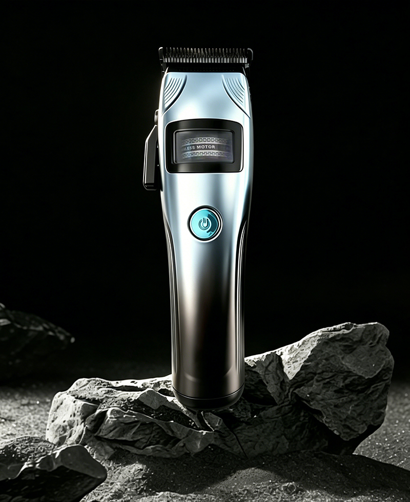 Kaming318 Børsteløs Hårklipper Professionel Salon Elektrisk Frisørværktøj Ydre Rotor Motor Trådløs Clipper