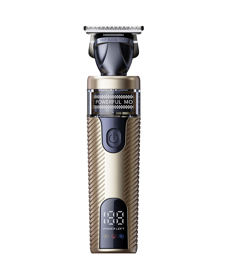 Kaming 320 professionel hårklipper med børsteløs outrunner-motor, salonspecifikt, vintage metaldesign